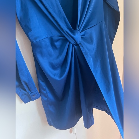 Fashion Nova Satin Dress sz L - Picture 4 of 11